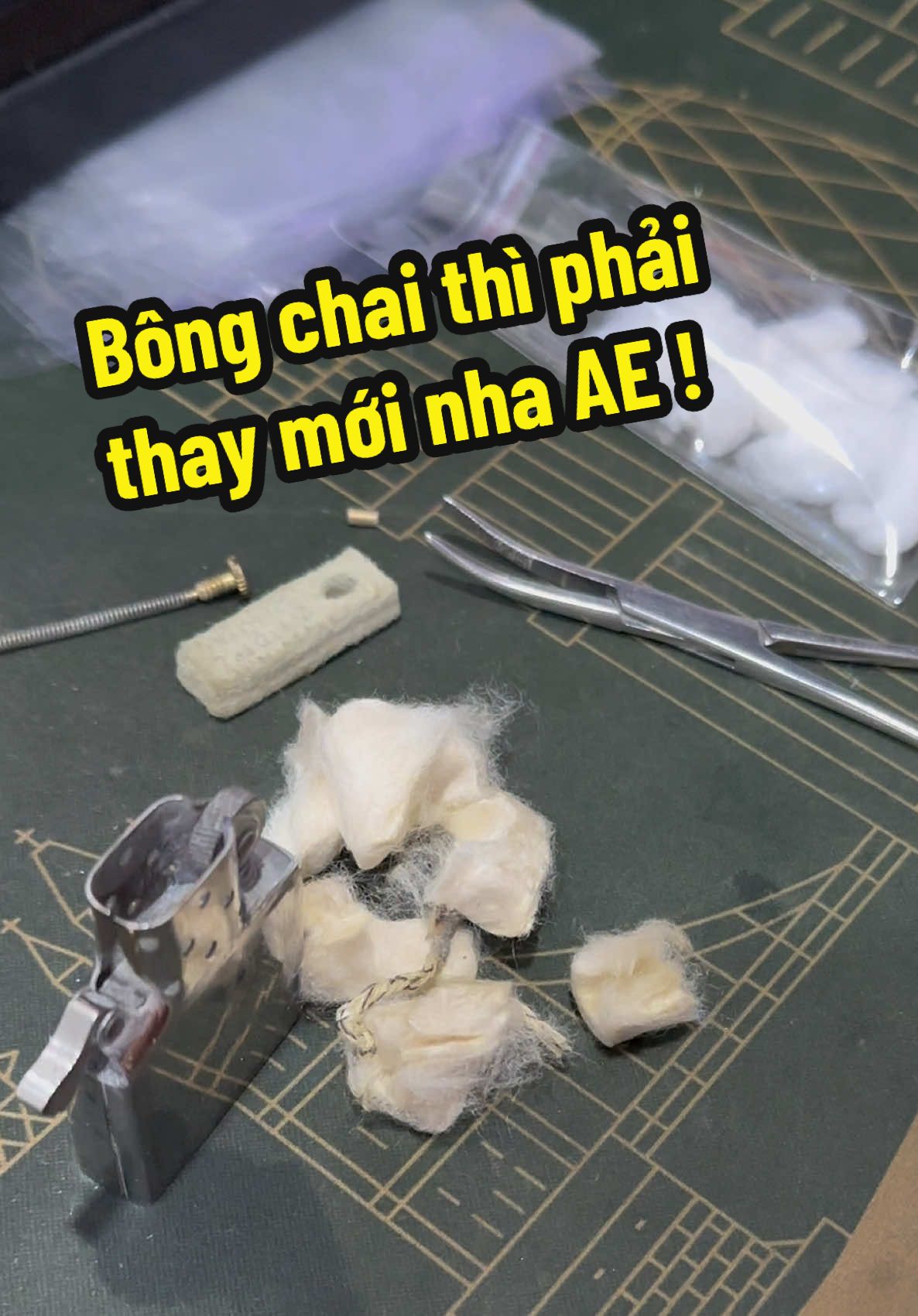 Bông chai thì phải thay mới nha AE ! @Zippo Bật Lửa RIO #Zippo #zippochinhhang #zippolama #khaczippotheoyeucau #silezippo                     