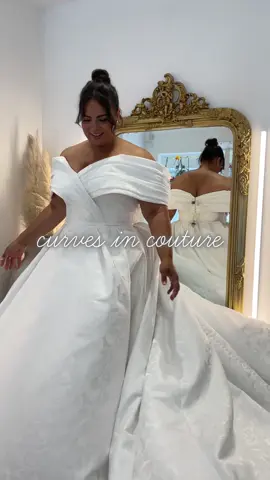 Don’t ask me how I picked my dress out of all of these gorgeous dresses at @Angelica Bridal Curve thanks to @heracouture and @Harriet Wilde 🤍✨ #curvesincouture #p#plussizebride2#2026bride