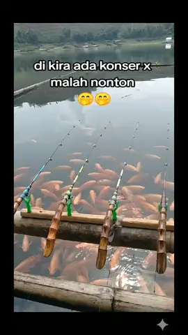neng lala malah nonton  #mancing #ikannila 