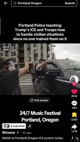 #musicfestival #portland #humanity #oregon #fucktrump 