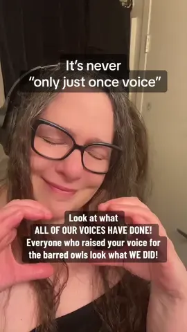 This is my story. I have been interviewed because of my love for owls and wanting to Save Barred Owls. Please follow Animal Wellness Action on all the socials (they aren’t on here) they have been working so hard to stop the slaughter of 500,000 barred owls! #SaveBarredOwls #Manifesting #Gratitude #AnimalWellnessAction #TheeOwlQueen 