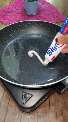 معجون الأسنان في الميه المغليه #وصفات 