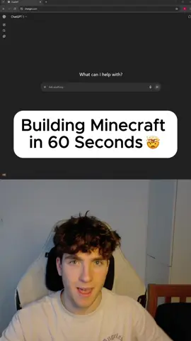 Building a Minecraft clone with ai #chatgpt #ai #vibecoding 