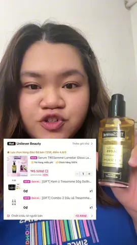 Tặng 3 lận mấy mom ơi 😱 #TRESemmeVN #TRESEMME #LamellarGloss #TócBóngBắtSáng #hoptaccungUnilever