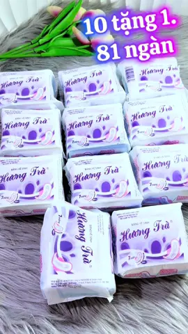 10 gói tặng 1 BVS Hương Trà 81k miễn ship #emchintaphoa #xuhuong #xh #bangvesinh 