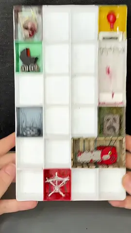 Through the misty street corner, searching for myself lost in a dream #ManualDIY #CreativeHandicraft #Miniature #Dreamcore