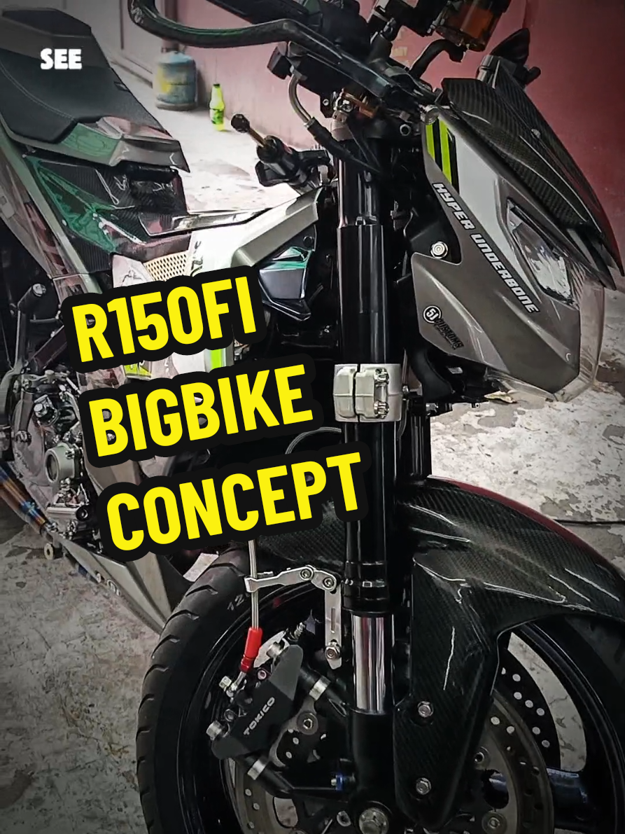 BIGBIKE CONCEPT #r150fi #raider150fibigbikeconcept #suzuki #motorshow #philippines🇵🇭tiktok 
