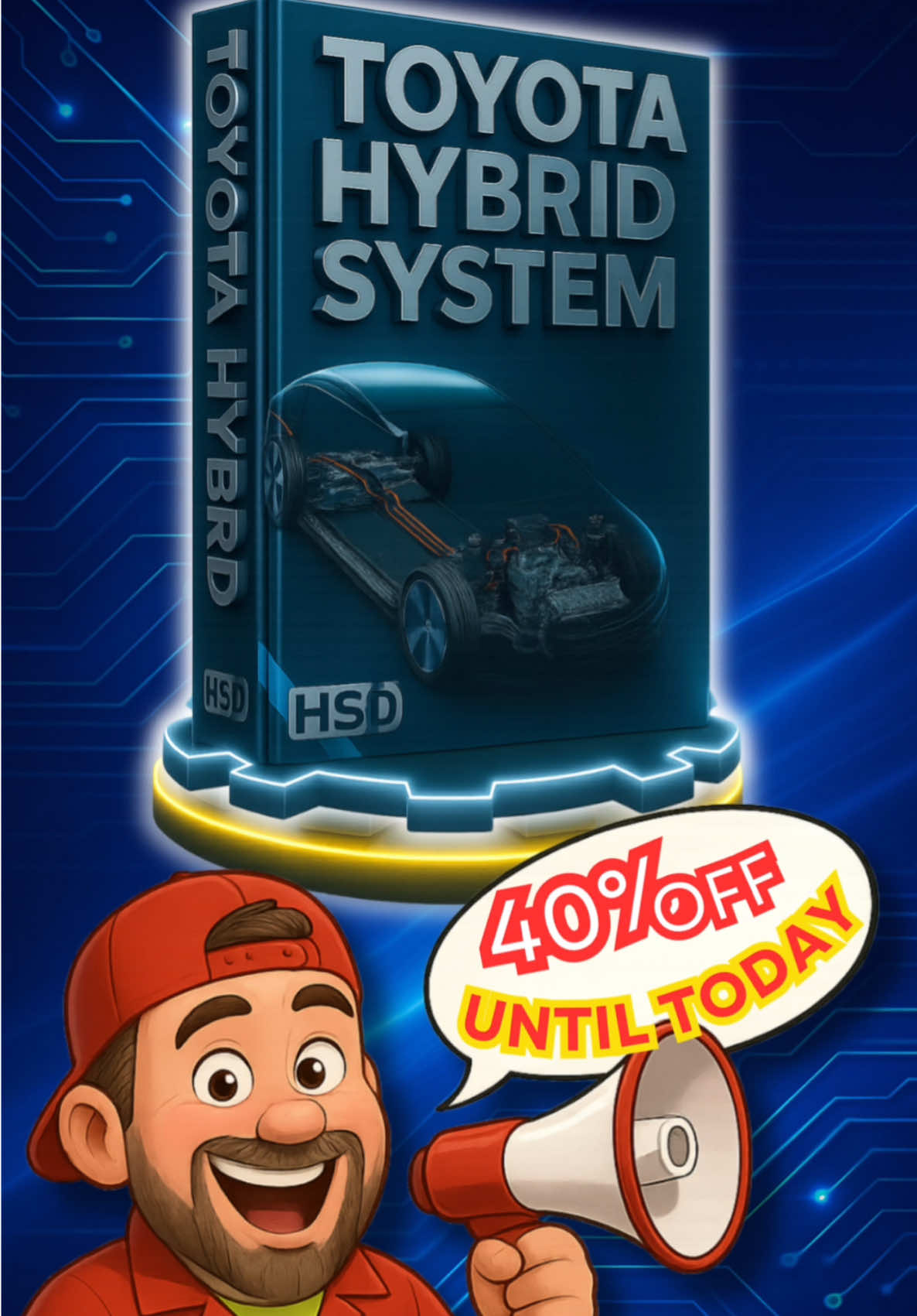 ⏰ Only until today! Get the Toyota Hybrid System Ebook with a 40% OFF 🔧 Over 150 pages to help you understand hybrid technology like a pro. 🚀 Don’t miss this opportunity… 👉 Go to the link in bio and download it now.