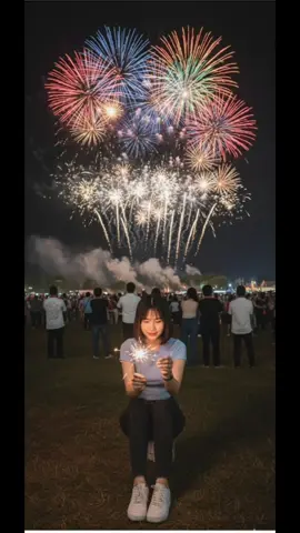 ออกพรรษา ปล่อยโคมไฟ เล่นดอกไม้ไฟ สร้างภาพด้วย AI  #ออเจ้า  #เพลงฮิตtiktok #กดหัวใจให้หน่อย #ฟิดดดシ #ขอคำสั่งทักมา 