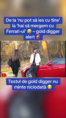 Hai sa ii gasim iubitul!! #edivasile #ferrari #golddiger #experimentsocial #experiment 