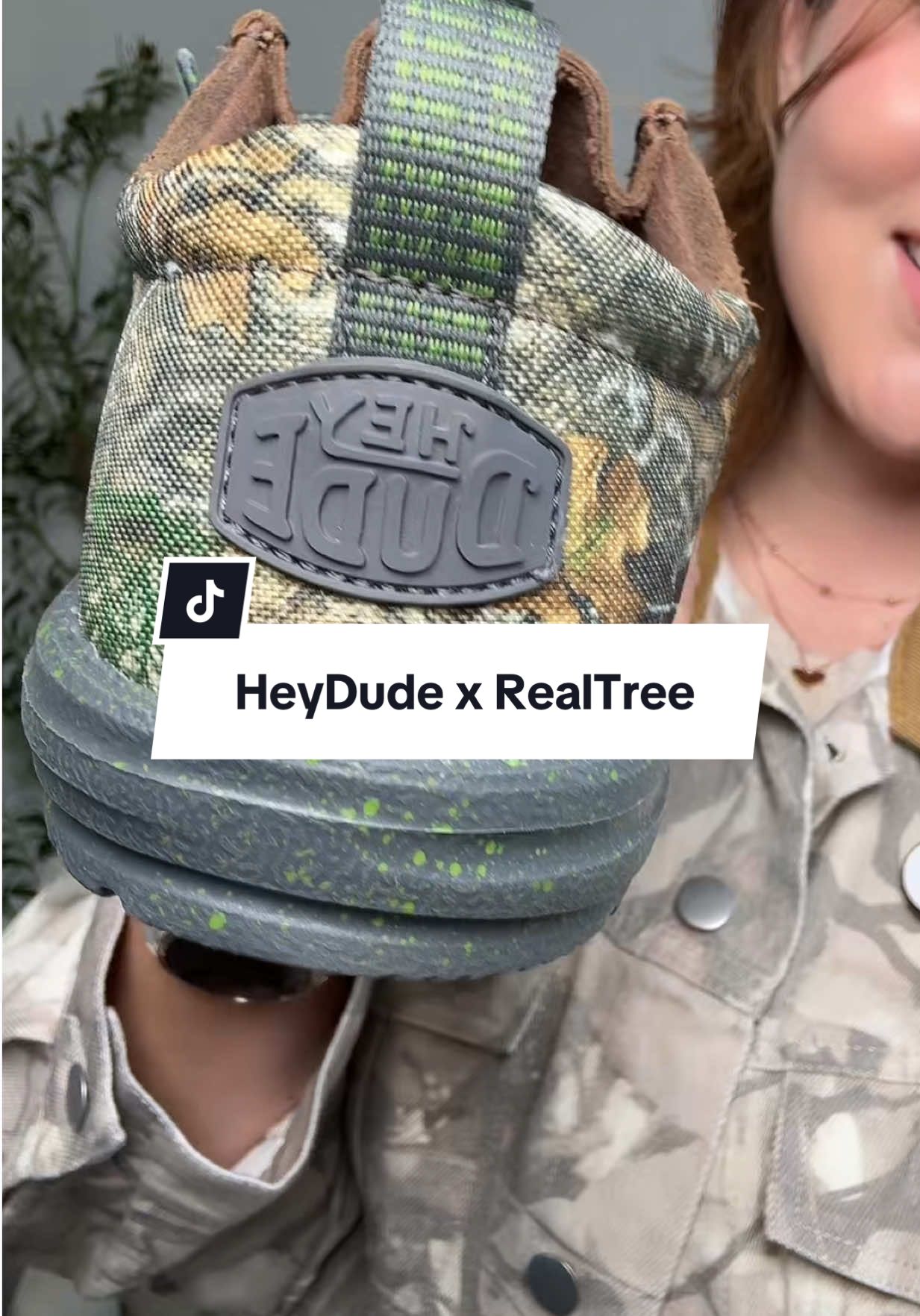 The outdoors just got comfier 🌿 The HeyDude x RealTree Collection brings camo style and all-day comfort together — lightweight, rugged, and ready for every fall adventure. Perfect for guys who live for the weekend and love that outdoor edge. @HeyDude #heydudepartner #tiktokshopfalldealsforyou #tiktokshopblackfriday #tiktokshopcybermonday #tiktokshopcreatorpicks 