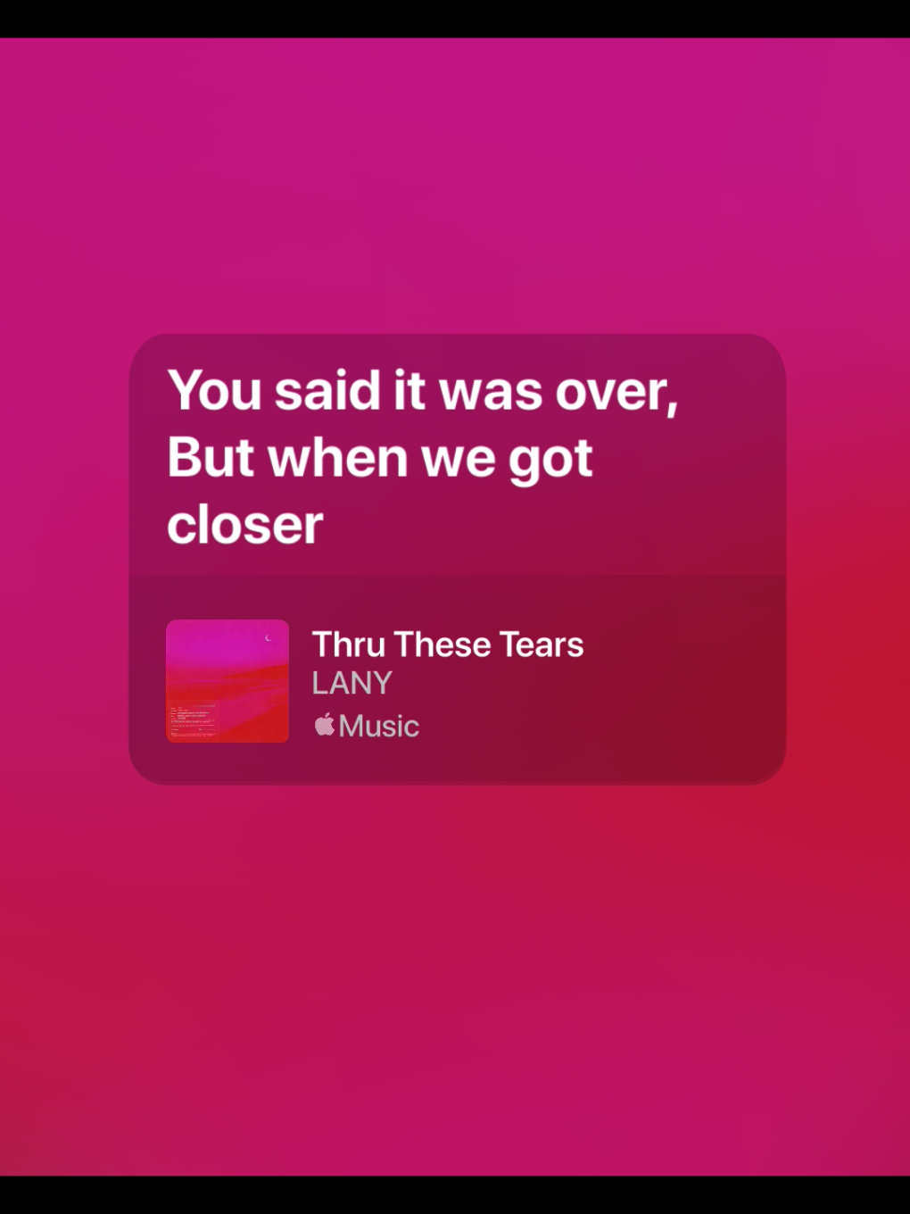 LANYAHOLIC #thruthesetears #lany #lyrics #liriklagu #foryou 