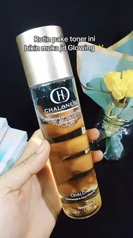 Mau cetah glowing minimal pake ini lah 😍#chalonese #toner #skincare 