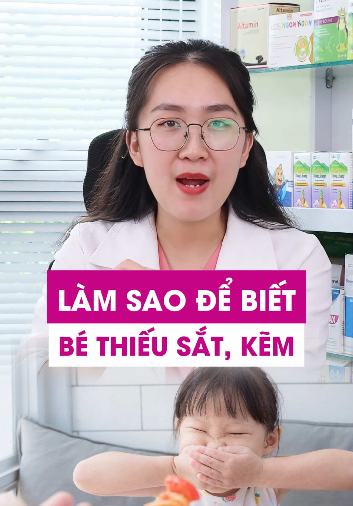 Làm sao để biết bé thiếu sắt thiếu kẽm? #dsnhidong #biengan #thieumau #thieusat #xuocmangro #ydgr 