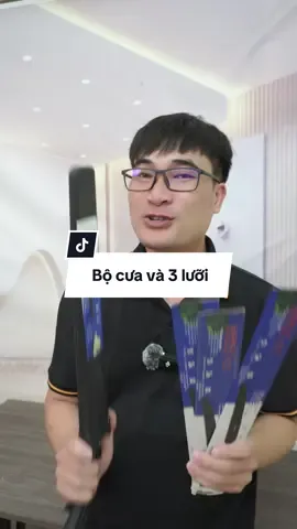 Bộ cưa tay kèm theo 3 lưỡi thay thế #cuacatgo #cuatay #cuataygapgon 