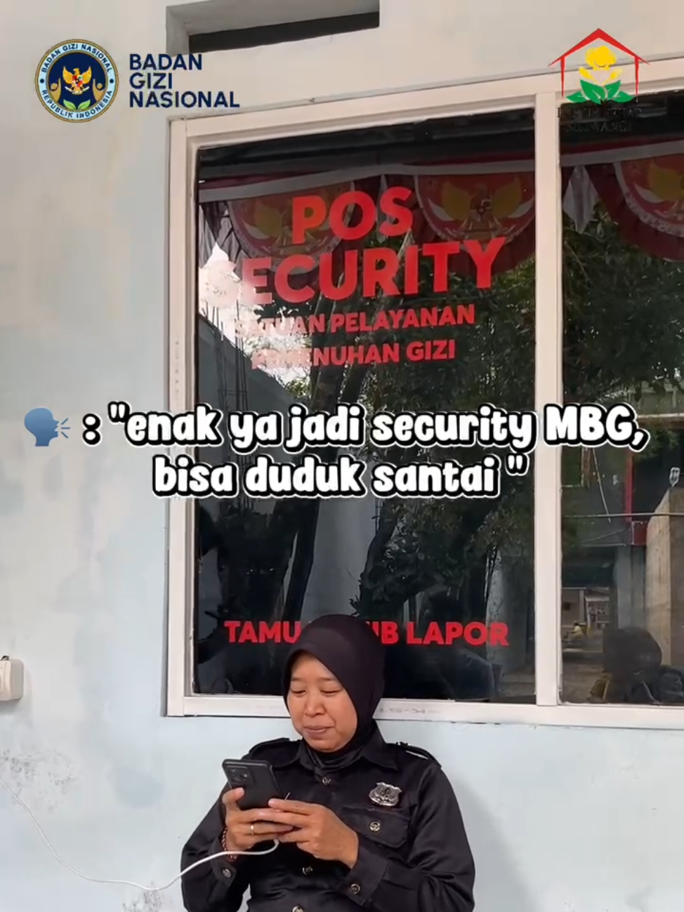 Di dapur kami terdapat dua orang security dengan jadwal yang bergantian. Dibalik seragam mereka ada tanggung jawab besar untuk menjaga Dapur Sehat Siliwangi tetap aman dan nyaman💖 #mbglovers❤️ #DapurSehatSiliwangi #fyp 