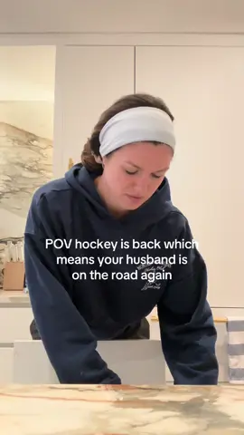 The way my brain switches from princess mode to capable independent hulk- woman when he’s on the road #hockeytiktok #nhlwife 