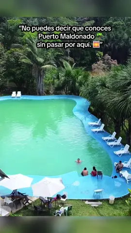 “El lugar ideal para escapar del calor, disfrutar la selva amazónica de #puertomaldonadoperú🇵🇪 .” #tambopata #restaurant #turismo #centrorecreativo 