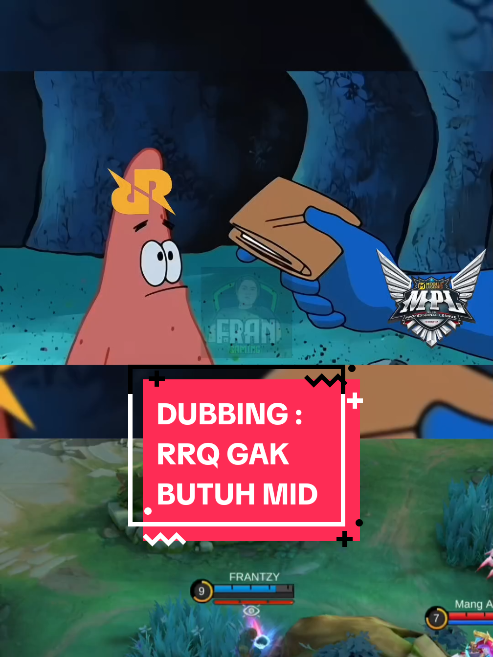 RRQ GAK BUTUH MID 😹 yang mau joki rank WA di bio 👍 #memempl #dubbing #mplindonesia #NEXTJagoanMabar #MLBBNEXT2025 