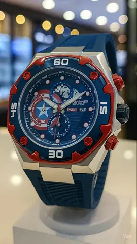 Pahlawan sejati gak cuma ada di film — tapi juga di pergelangan tanganmu! 💥 Balmer B-8821MC Captain America LIMITED EDITION hadir dengan desain eksklusif yang memadukan gaya heroik dan kemewahan khas Balmer. ⚙️ Full Stainless Steel Case yang kokoh dengan dial Captain America Shield, bikin tampilan makin berkarakter! Ditenagai Japan Chronograph Movement untuk akurasi tinggi dan daya tahan maksimal. Dilengkapi Free Strap Original, Box Eksklusif, dan Garansi Resmi 2 Tahun — bukti kualitas premium yang gak perlu diragukan! ✨ Spesifikasi Singkat: 🔹 Model: Balmer B-8821MC 🔹 Edisi: Captain America Limited Edition 🔹 Diameter Case: ±46 mm 🔹 Material: Stainless Steel 🔹 Display: Analog Chronograph (3 subdial aktif) 🔹 Glass: Sapphire Crystal 🔹 Water Resistant: 50M 🔹 Bonus: Free Strap + Box Eksklusif 🔹 Garansi Resmi: 2 Tahun 💪 Tampil gagah, elegan, dan penuh semangat heroik — karena waktu kamu berharga seperti Captain America! 🇺🇸⌚ #BalmerB8821MC  #BalmerLimitedEdition  #CaptainAmericaWatch  #JamTanganPriaElegan 