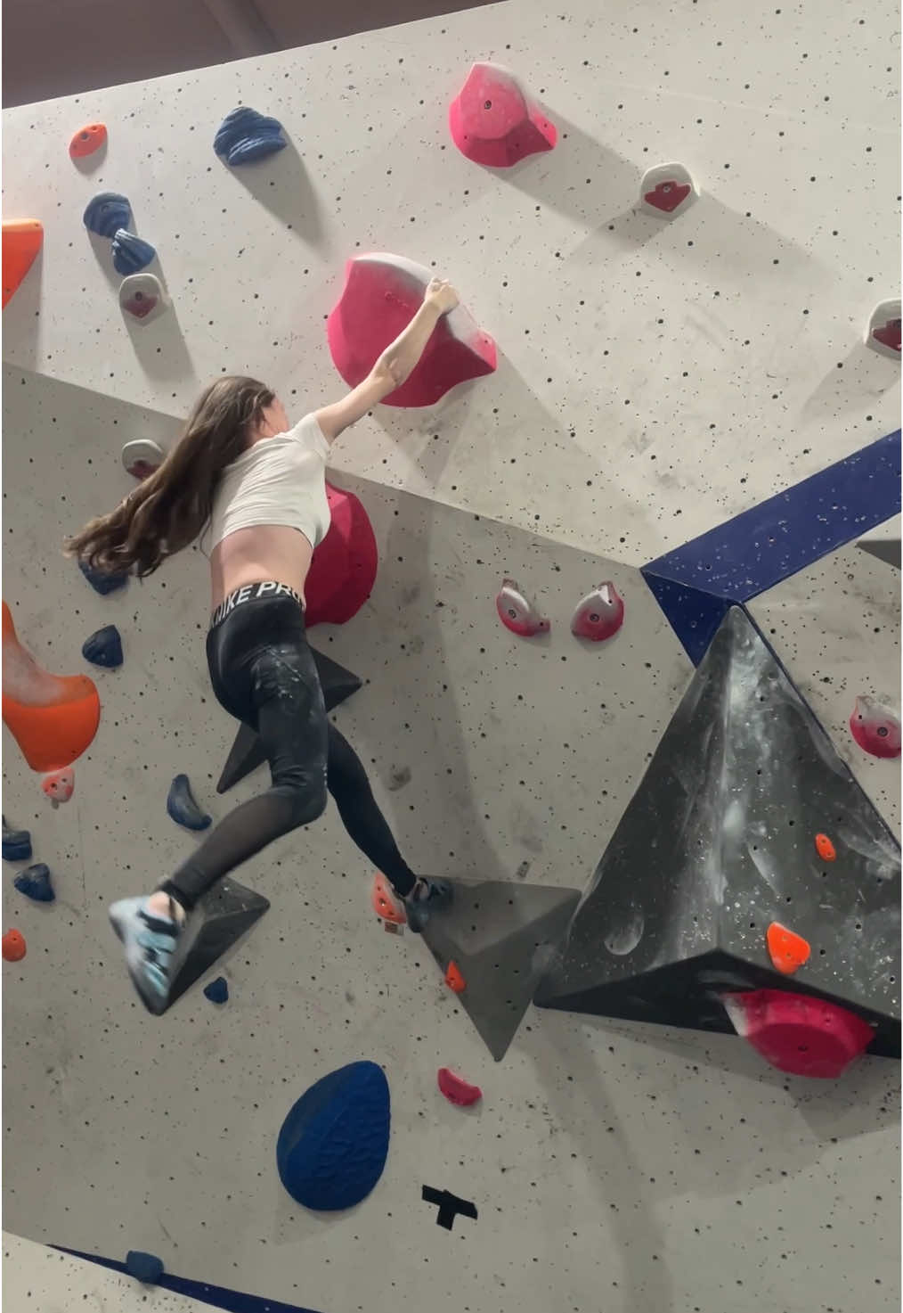 Not gonna lie I was stoked after finishing this bad boy! 💪 #climbing #bouldering #manchester #depot #fyp