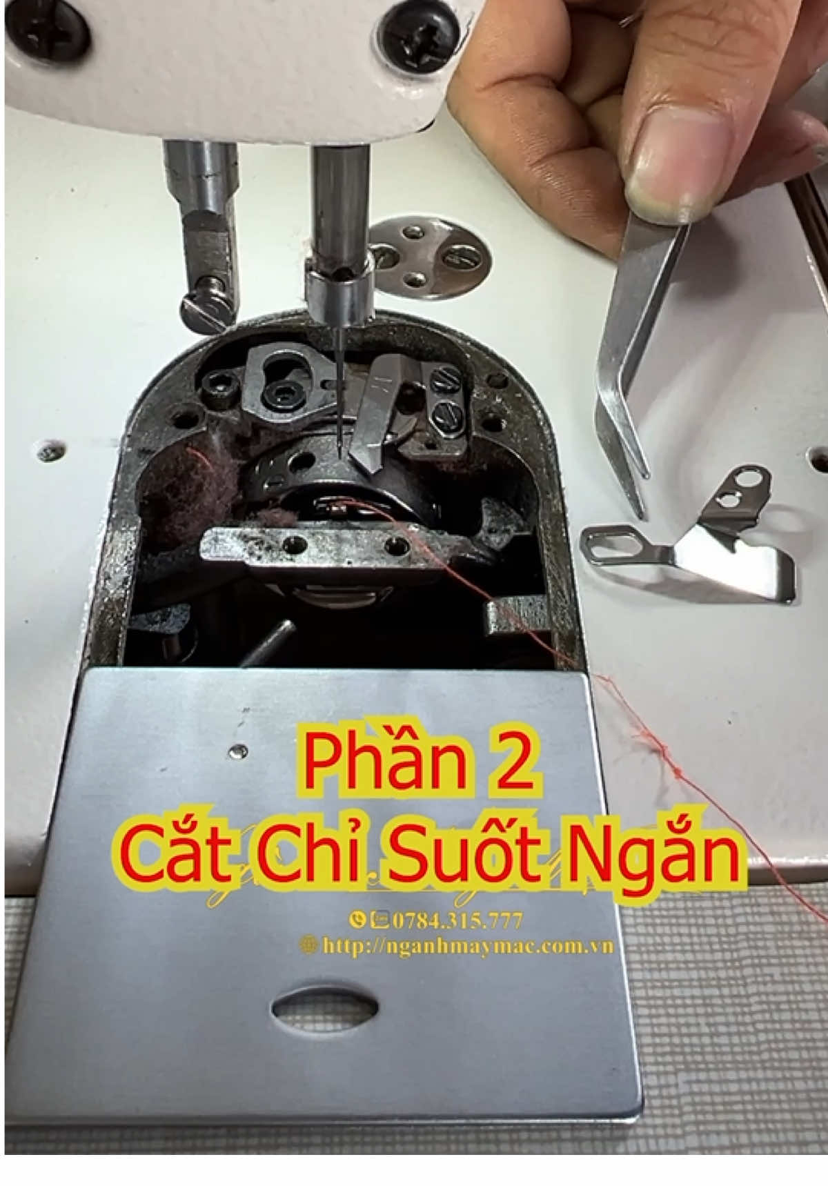 máy điện tử cắt chỉ suốt ngắn #maymaycongnghiep #suamaymay 