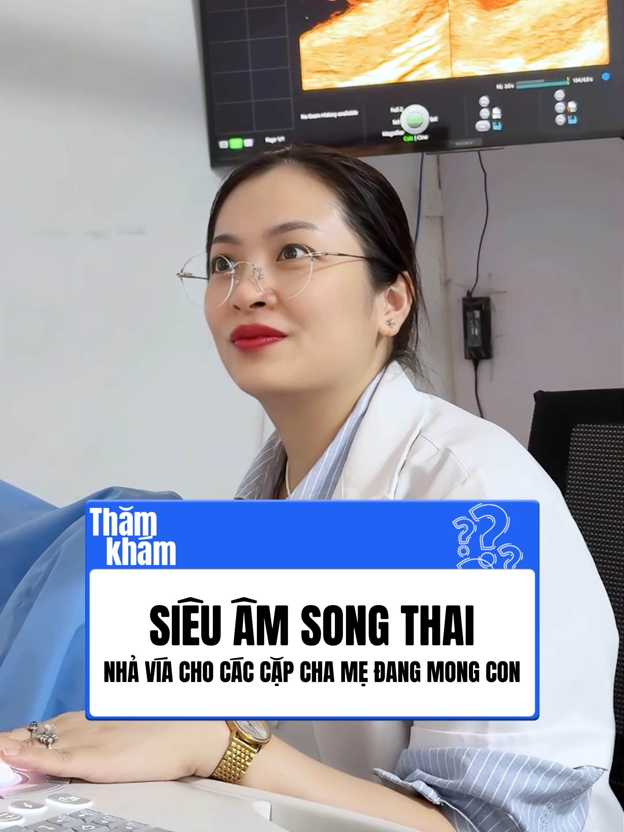 Siêu âm song thai - Nhả vía cho các cặp cha mẹ đang mong con #xuhuong #bacsithuylinh #sieuamthai #hiemmuon #fyp