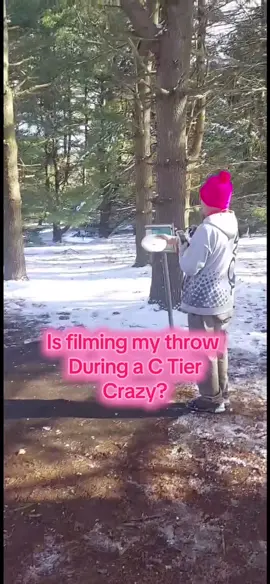 Is filing myself during a sanctioned c tier crazy? Comment below. #fyp #disctok #discgolf #film #foryoupage      📸 @tom 