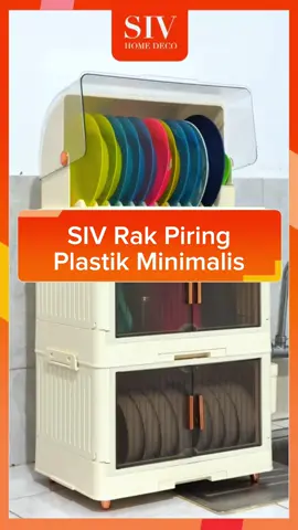 Udah saatnya gak ambil pusing karena piring mangkuk berantakan.. Pakai solusi praktis ini aja, Rak Piring Minimalis tapi tetap muat banyak piring mangkuk 🤩 #sivhomedeco #homeliving #rakpiring #fyp #fyppppppppppppppppppppppp 