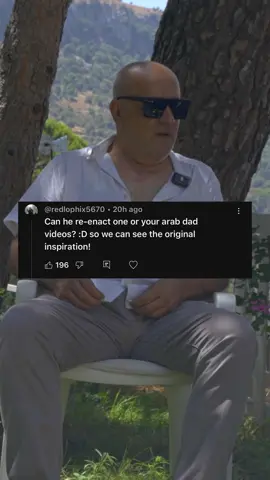 Real Arab Dad acting reveal? 
