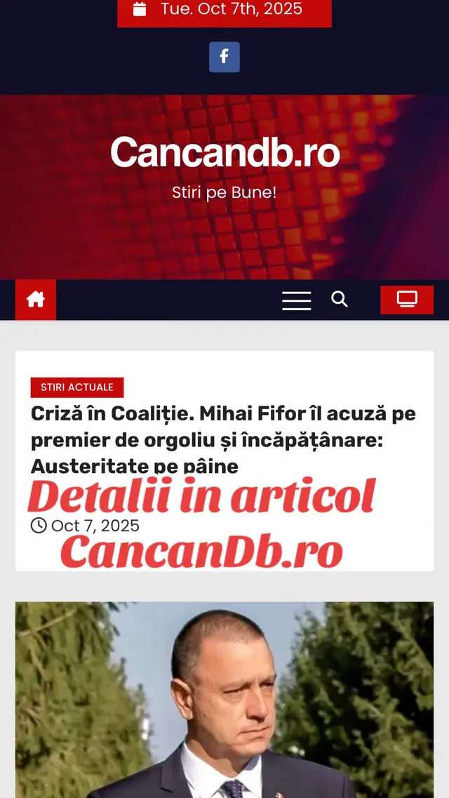 La doar o sută de zile de la instalarea Guvernului Bolojan, coaliția de guvernare pare să se clatine. Mihai Fifor, lider al PSD, lansează un atac dur la adresa premierului, acuzându-l că a adus „austeritate pe pâine” în locul reformelor promise. „Reforma există doar în discursuri” Mihai Fifor susține că, după trei luni de guvernare, rezultatele cabinetului Bolojan sunt departe de promisiunile făcute. Într-o declarație publică, acesta afirmă că reforma statului invocată de premier există doar „în discursuri și în retorica despre greaua moștenire”, în timp ce populația este împovărată de taxe și tăieri. „O sută de zile – o perioadă suficient de lungă pentru ca fiecare român să înțeleagă ce înseamnă, de fapt, așa-zisa reformă a statului: austeritate pe pâine”, a spus Mihai Fifor, criticând bilanțul Guvernului. El a subliniat că economia este blocată, inflația rămâne ridicată, iar deficitul bugetar nu a scăzut, în timp ce românii se confruntă cu venituri mai mici și o lipsă tot mai mare de încredere. Planul de disponibilizări, în centrul criticilor Cea mai aspră critică vizează planul guvernului de a concedia 13.000 de angajați din sistemul public, măsură prin care executivul speră să economisească 1,15 miliarde de lei. Fifor consideră că această economie este nesemnificativă – „doar 0,06% din PIB” – în comparație cu pierderile cauzate de evaziunea fiscală, estimată la peste 160 de miliarde de lei. „Nu e reformă a administrației, e doar un nou capitol din ciclul cu barda după bugetari, care nu produce decât haos”, a afirmat liderul PSD, susținând că adevărata reformă ar trebui făcută „cu respect pentru oameni” și prin decizii asumate la nivel local, de către primari și președinți de consilii județene. Adevărata urgență rămâne lupta cu evaziunea Mihai Fifor atrage atenția că adevărata prioritate a guvernării ar trebui să fie combaterea marii evaziuni fiscale și sprijinirea economiei reale. Fără investiții și măsuri pentru mediul de afaceri, avertizează el, România riscă să intre într-o spirală de austeritate și declin economic. „Deocamdată, nici în administrația centrală, nici în cea locală, nimeni nu știe ce vor mai naște orgoliul și încăpățânarea nemăsurate ale premierului. Iar nesiguranța din instituții, în pragul iernii, e devastatoare pentru oameni – oameni care, în marea lor majoritate, muncesc cinstit și din greu pentru ziua de mâine”, a spus Fifor. Acesta a concluzionat că bilanțul guvernării după primele 100 de zile se rezumă la un singur cuvânt: „austeritate”.