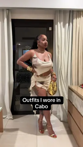 Outfits I wore in Cabo, Did I slay? #outfitsinspo  #cabosanlucasmexico #traveltok  #vacationoutfitsblackgirl #vacationhaul 