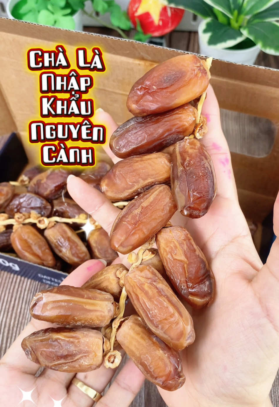 Chà Là Nhập Khẩu Nguyên Cành Organic chất lượng lém nè! #chalanguyencanh #chalanhapkhau #chala #sale1010 #chiendichnhasangtao 