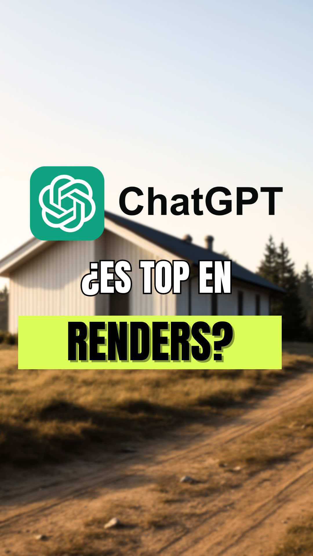 Ponemos a prueba a ChatGPT en visualización arquitectónica con 6 escenas reales y una regla: 1 intento, sin iterar (todo gratis y con la misma base). Esto no es “best of”, es un benchmark hecho por arquitectos. #Arquitectura #IA #ArchViz #Render #chatgpt 