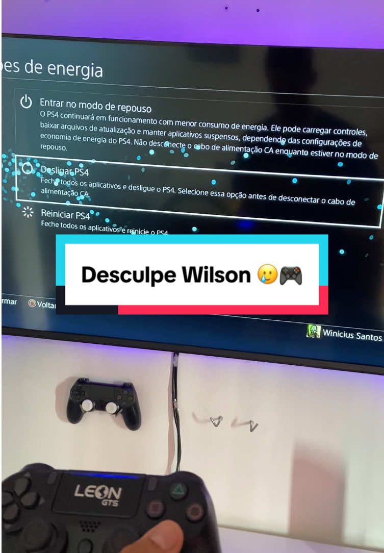 Desculpe…🥲🎮 #desculpa #ps4 #gamer #setupgaming #viraliza 