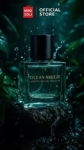 “Stay fresh, stay confident – OCEAN BREEZE 🌊” #OceanBreeze #MINISOOfficial #MysticFragrance #PerfumeAddict #StayFresh #FYP