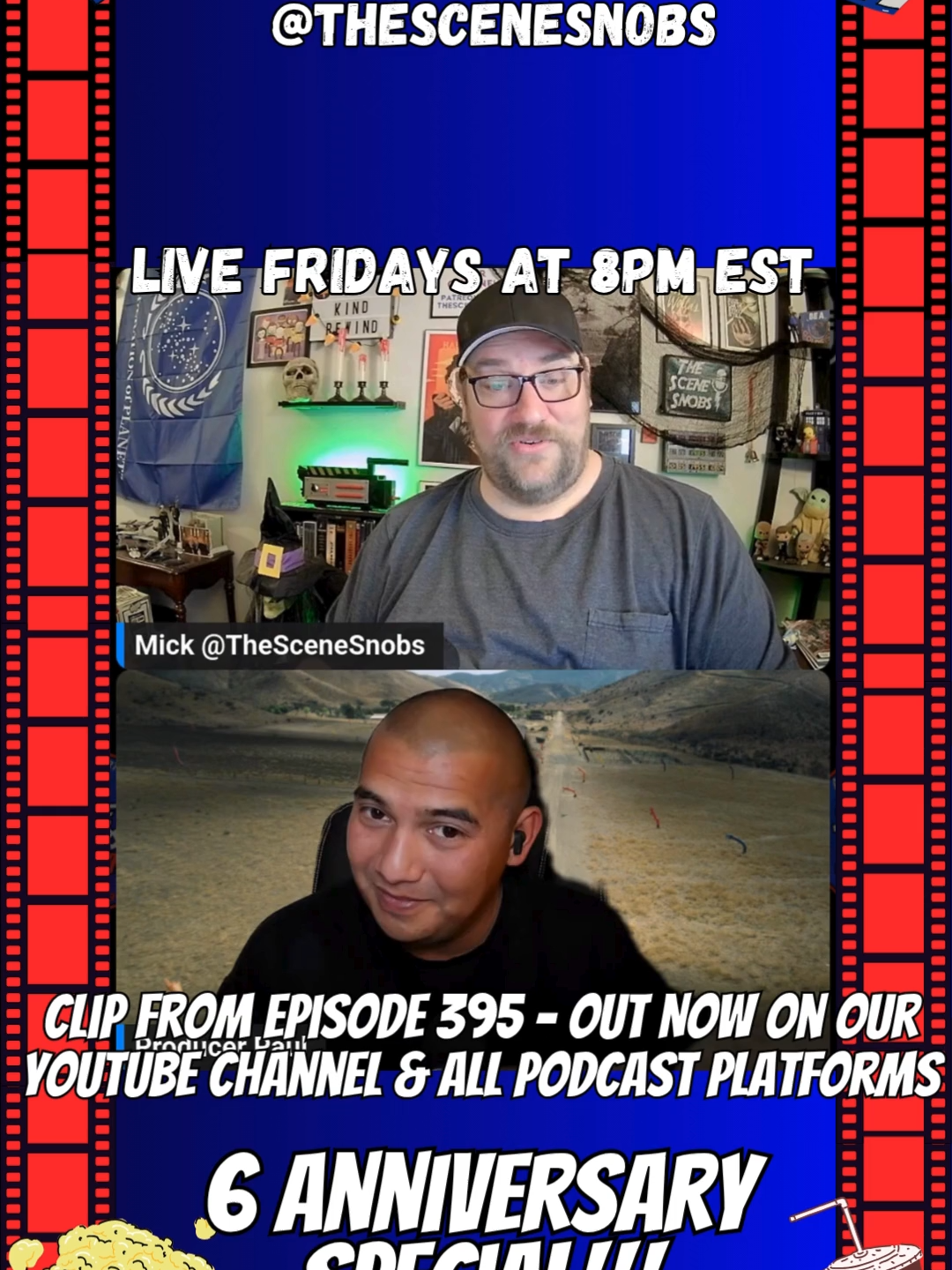Clip from The Scene Snobs Podcast episode 395 
