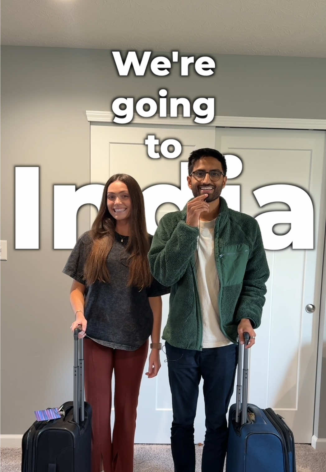 WE ARE GOING TO INDIA 🇮🇳 @hallie patel #india #gujju 
