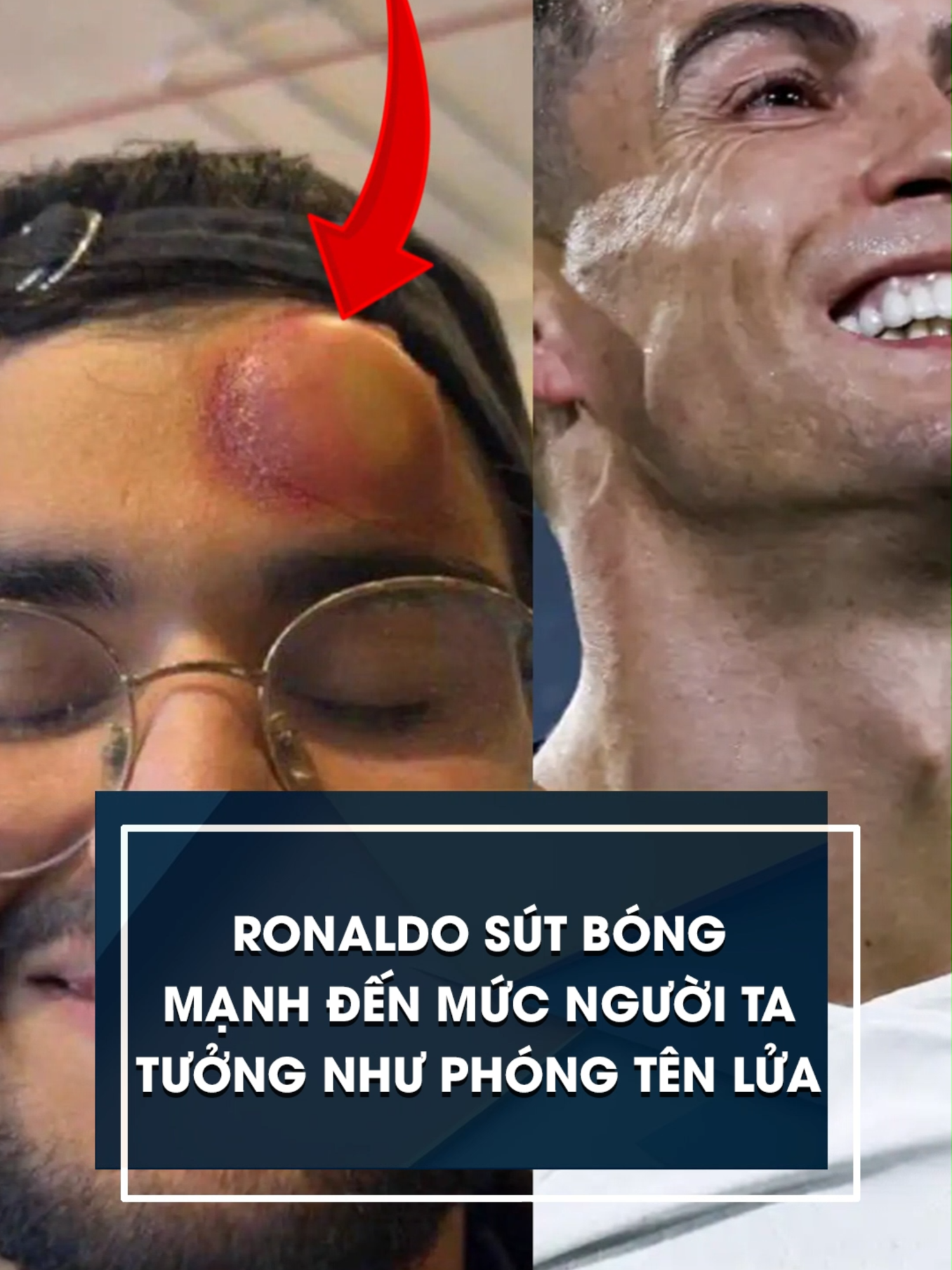 Lực sút quá khủng của CR7 #bongda #ronaldo