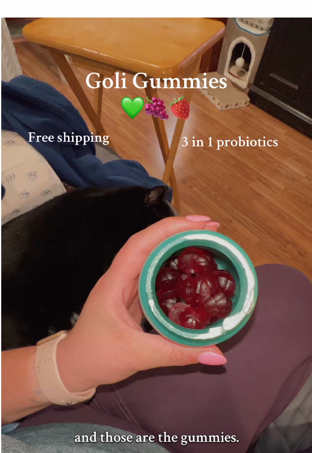 Love these!! Wish I tried Goli sooner!! There’s so many different ones to choose from. I love these and the sleep gummies!🍓🍇  #fyp #foryoupage #gummie #goli #tiktokshop 