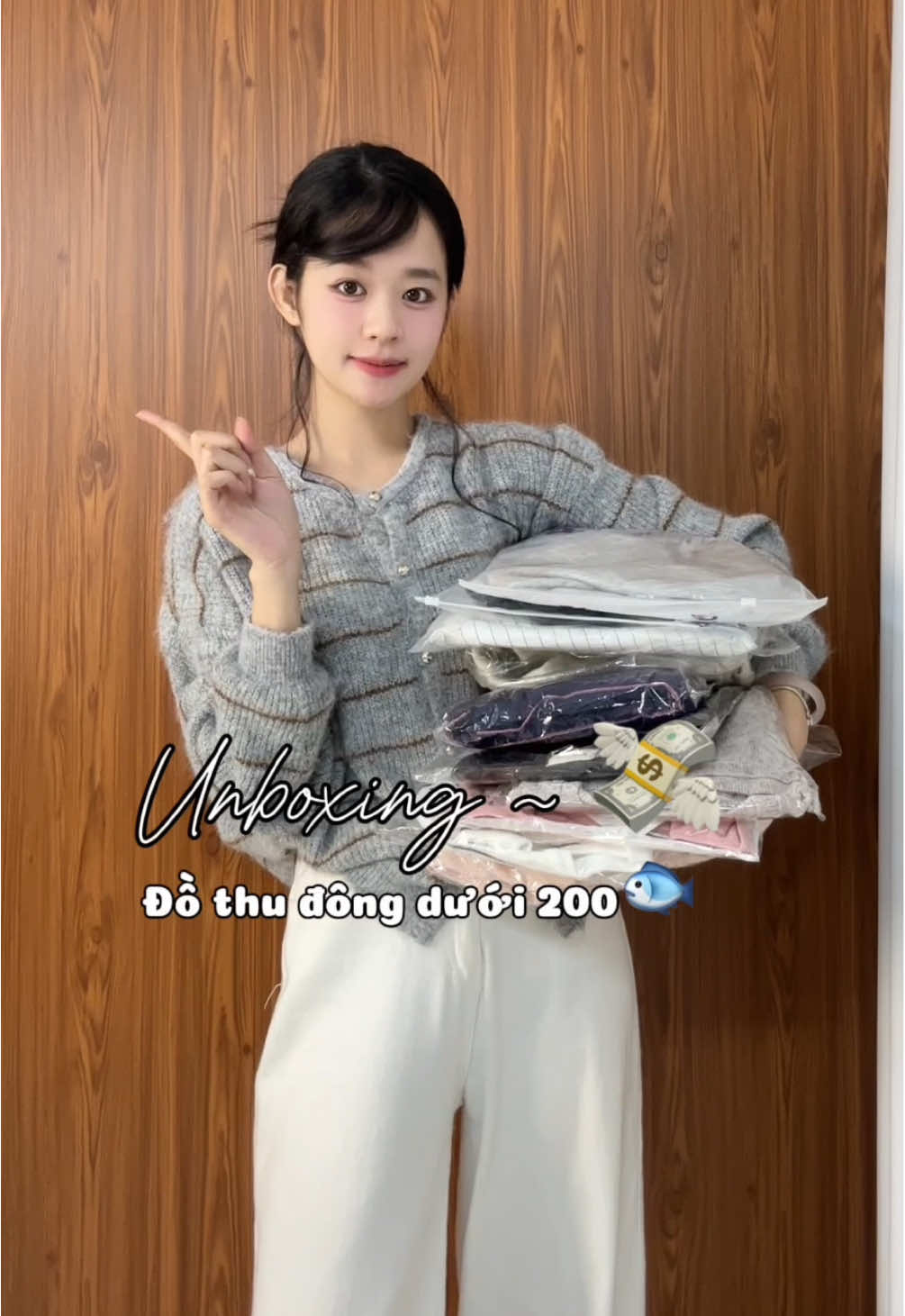 Tổng hợp đồ đông (kèm já) dưới 2 chem, có cái áo mấy chục mà xinh xểu. Ai cần mặc cgi cmt tui lên vid nha #unboxing #thoitrangnu #xuhuong 