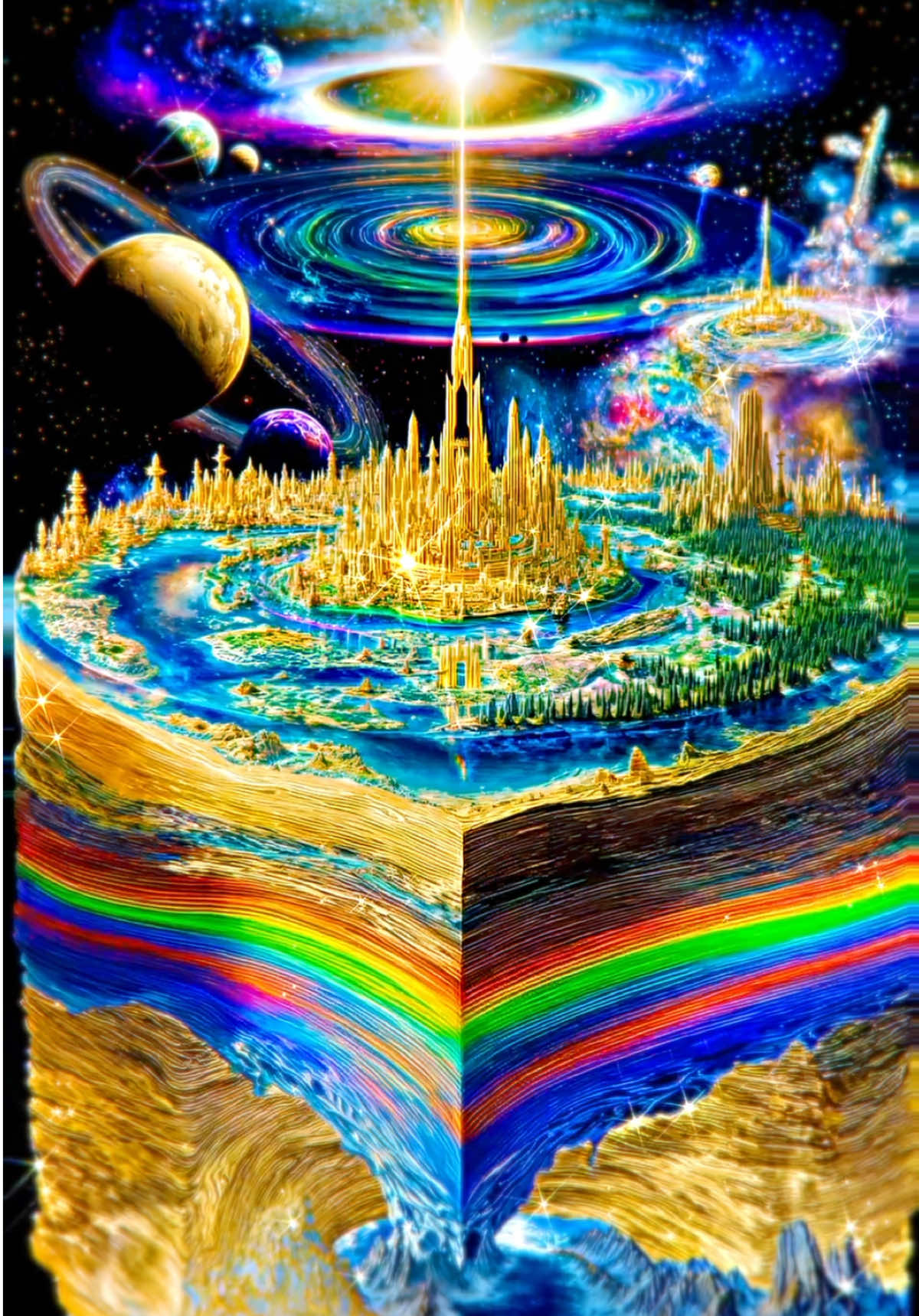 🪐✨  #cosmos #fantasyart #klingai #midjourney #dreamcore 