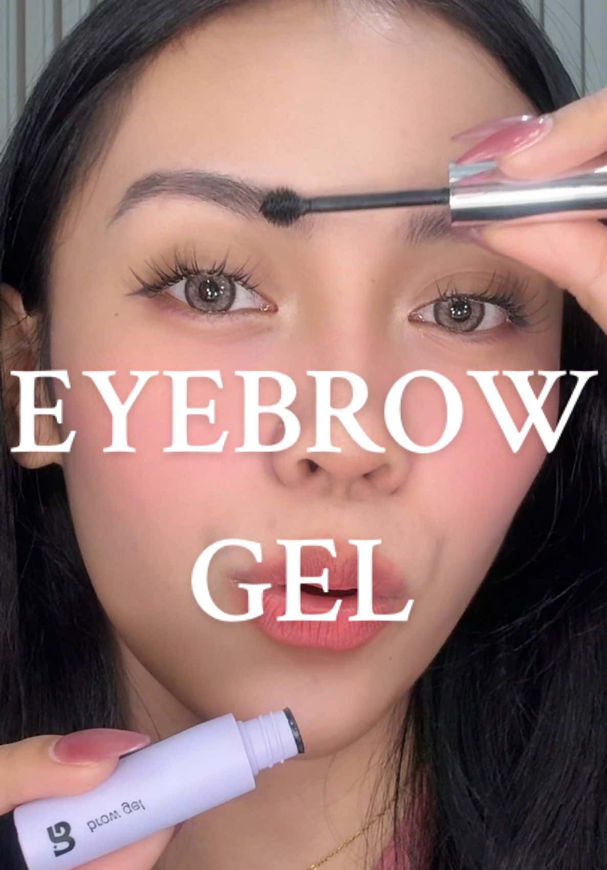 HULAS PROOF NA EYEBROW GEL TAS NATURAL LOOKING PA! #eyebrows #eyebrowgel #makeup #waterproof #longlasting #quinnbellabrowgel #quinnbella 