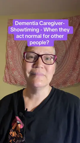 A Mysterious Phenomenon called Showtiming. When your dementia loved one is acting completely normal around other people. This can happen when they’re around family, friends, and even doctors or medical staff. People that they are not generally around quite often, or semi recognize. There’s a lot of underlying reasonings behind it. It can be emotions, fear, adrenaline, and so many other pressure anxieties. it can be challenging, especially when they’re acting like themselves back again when you were alone with them as the caregiver as a caregiver, you will witness the good, the bad, the ugly, in a dementia loved one just know that they are actually feeling safe around you, to be their real selves to feel comfortable letting anger out and frustrations, and you are still there as a source of comfort and care. If you’re at the doctors office, you can privately speak to the doctor about your concerns before, during and after an appointment. And you are more than welcome to send this video to loved ones who are missing in action who doubt your observation about their decline.#caregivertips #dementiaawareness #alzheimers #alzheimersawareness #dementiacare 