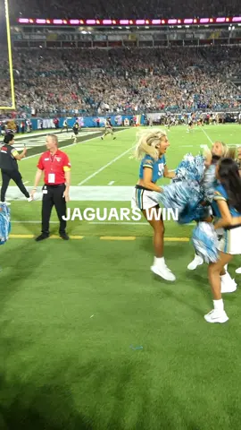 ELECTRIC!!!!!!! IT WAS ALWAYS THE JAGS #jaguars #jacksonville #duval #nflcheerleader #nflfootball 