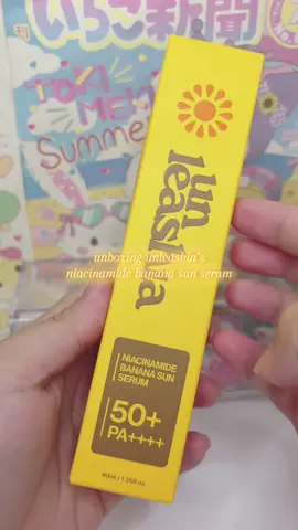 🍌 trying @Unleashia Global niacinamide banana serum for brighter, smoother skin ✨  use code “PEAZAHUT2” on @YesStyle for $$$ off  @YesStyleInfluencers @Unleashia Official #unleashia #kbeauty #kbeautyskincare #skincare #yesstyle 