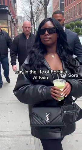 She’s living a fabulous life ✨ Day in the life of Portia’s AI twin | ai video , Sora 2 #ai #sora2 #dayinthelife #celebrity 