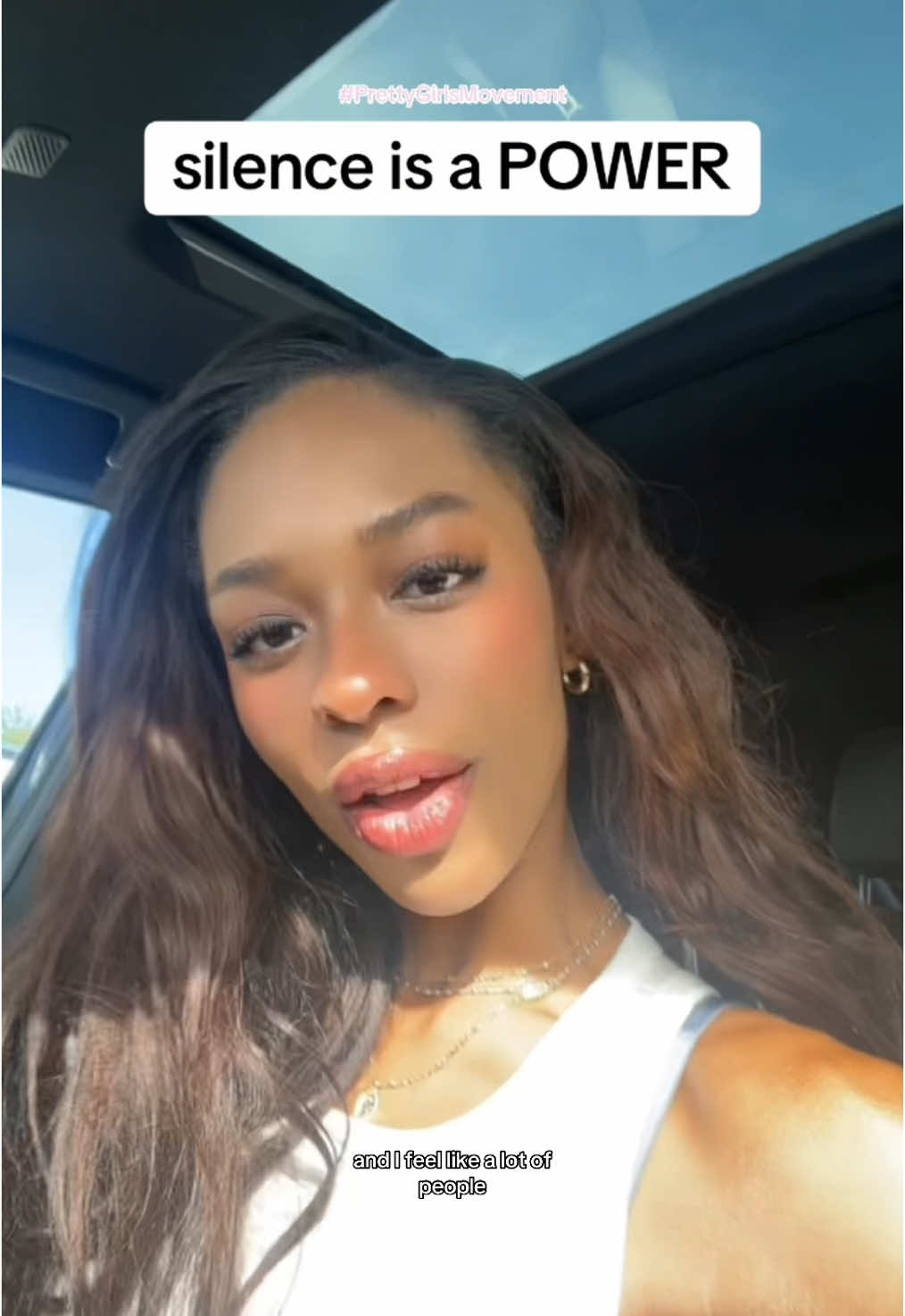 #PRETTYGIRLS know: silence is power. Not every moment needs a response—sometimes, strength is in saying nothing at all 🩷🩷🩷 #PrettyGirlsMovement #exploremore #advice #adviceforgirls #staysilent #silence #adviceforyour20s #selflove 