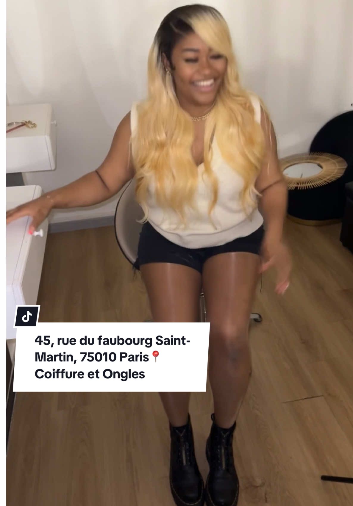 La meilleure dans son domaine !  avec une équipe au taquet 🥹🩷 ##tissage##blondhair##nails##paris##barakissa@@BARAKISSA STUDIO@@Barakissa Coiffure