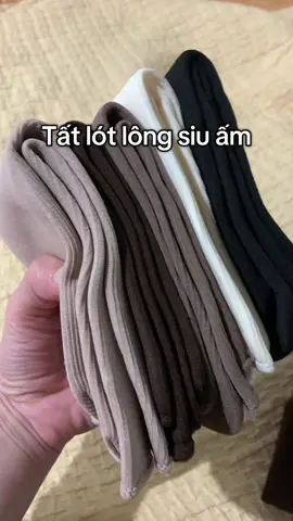Tất lót nỉ bông siu ấm #xuhuongtiktok #tatlotlong #tatlotlongnu #tatnu 